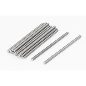 uxcell M3 x 60mm Stainless Steel Threaded Rods - 20 Pcs